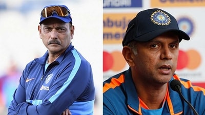 Ravi Shastri has urged people to be more patient with Rahul Dravid's coaching. (Getty Images) Ravi Shastri has urged people to be more patient with Rahul Dravid's coaching. (Getty Images)