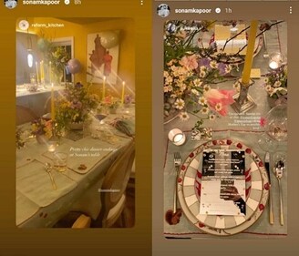 Sonam Kapoor shared a glimpse of her home on Instagram Stories. Sonam Kapoor shared a glimpse of her home on Instagram Stories.