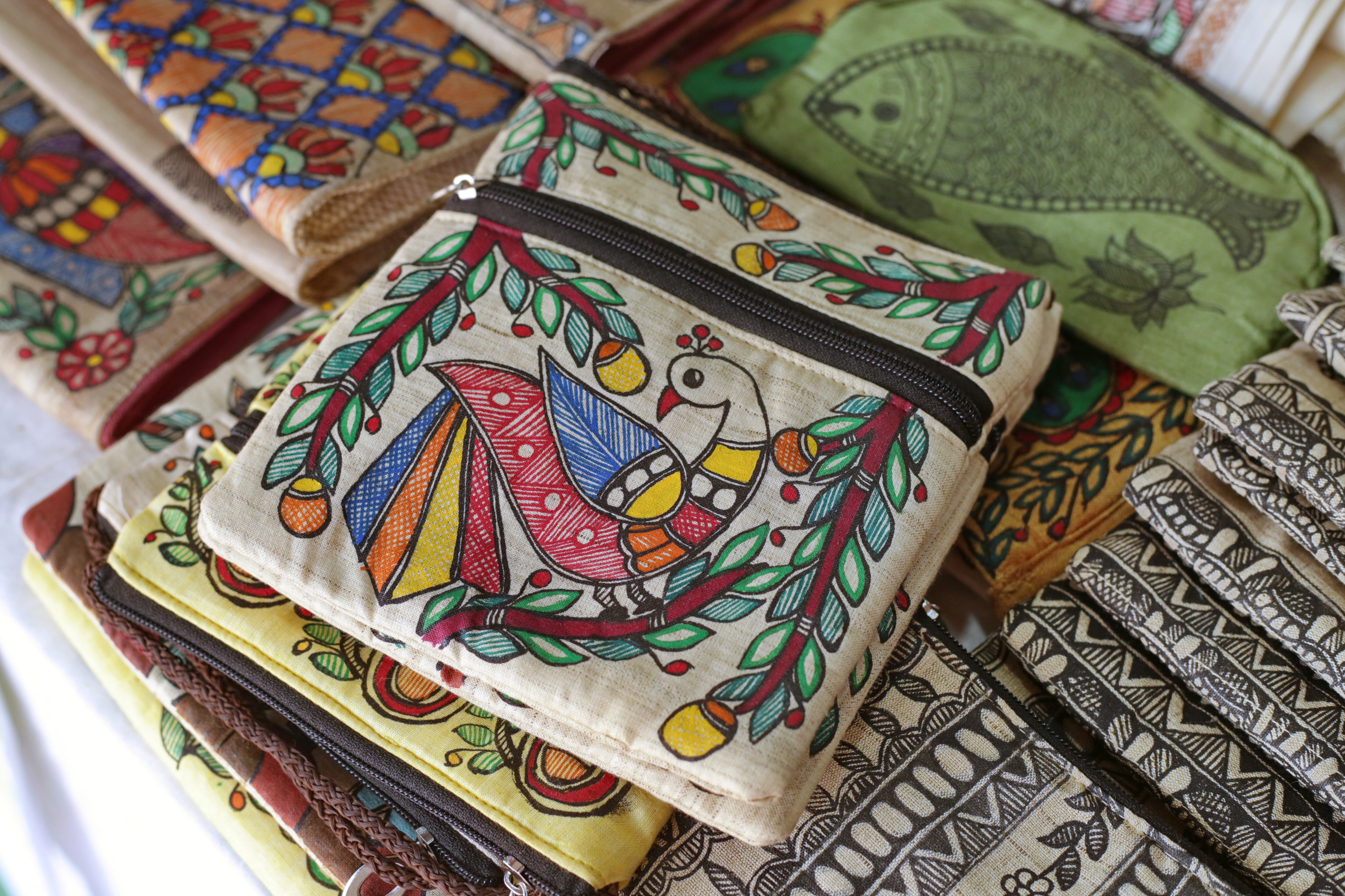 Bags in various sizes are available at stall 47. Price: ₹100- ₹1,500. Bags in various sizes are available at stall 47. Price: ₹100- ₹1,500.