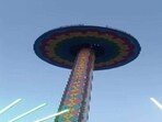 Eleven people were injured when a ride collapsed at a fair in Rajasthan's Ajmer district on Tuesday