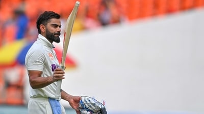 India's Virat Kohli gestures to spectators (AFP) India's Virat Kohli gestures to spectators (AFP)