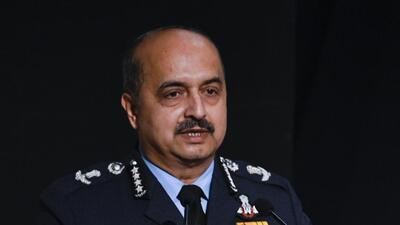 IAF chief VR Chaudhari (HT) IAF chief VR Chaudhari (HT)