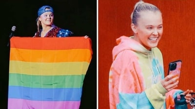 JoJo Siwa talks about her sexuality. JoJo Siwa talks about her sexuality.