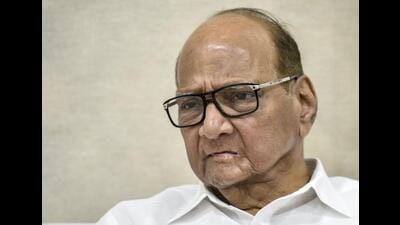 Mumbai, India - June 4, 2018: Nationalist Congress Party (NCP) Sharad Pawar at his resident in Mumbai, India, on Monday, June 4, 2018. (Photo by Kunal Patil/Hindustan Times) (Kunal Patil/HT Photo)