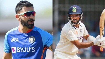 Virat Kohli; Cheteshwar Pujara