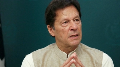 Former cricket star Imran Khan was Pakistan prime minister from 2018 until 2022. (Reuters)