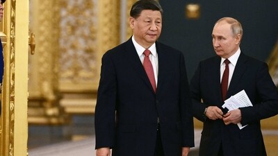 Russian President Vladimir Putin and China's President Xi Jinping. (AFP) Russian President Vladimir Putin and China's President Xi Jinping. (AFP)