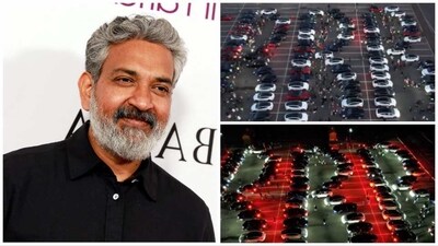 SS Rajamouli shared a video of Tesla's RRR tribute.
