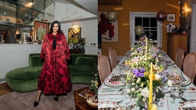 Sonam Kapoor has shared photos of her London home as 'incredibly talented desis' gave it a makeover. Sonam Kapoor has shared photos of her London home as 'incredibly talented desis' gave it a makeover.