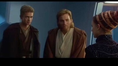A still from Star Wars prequel trilogy. A still from Star Wars prequel trilogy.
