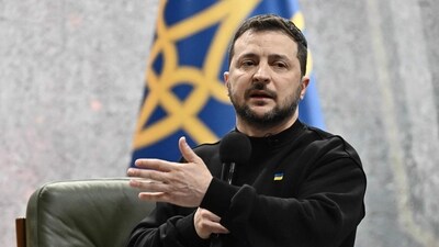 Ukrainian President Volodymyr Zelensky. (AFP) Ukrainian President Volodymyr Zelensky. (AFP)