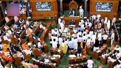 The Lok Sabha was adjourned after the Jammu and Kashmir budget was passed on Tuesday. (ANI) The Lok Sabha was adjourned after the Jammu and Kashmir budget was passed on Tuesday. (ANI)