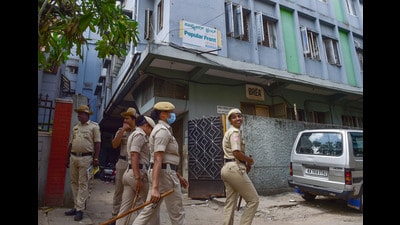 The ban on PFI was announced days after a crackdown on PFI and its senior leaders and members by the National Investigation Agency (NIA) and the Enforcement Directorate (ED), in which over 108 people were arrested. (PTI) The ban on PFI was announced days after a crackdown on PFI and its senior leaders and members by the National Investigation Agency (NIA) and the Enforcement Directorate (ED), in which over 108 people were arrested. (PTI)