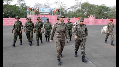 The exercise’s theme is humanitarian mine action and peacekeeping operations. (HT PHOTO)