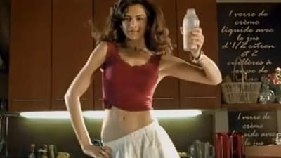 Deepika Padukone in a still from the old coffee ad. Deepika Padukone in a still from the old coffee ad.