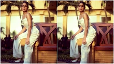 Sara played muse to fashion designer Alex Perry and picked a white co-ord set from the shelves of the designer for the promotions.&nbsp; (Instagram/@saraalikhan95)