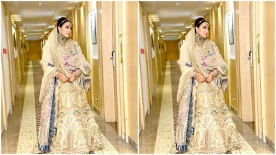 Swara also shared that her gorgeous outfit for the Walima ceremony came all the way from Lahore, crossing Dubai, Mumbai and Delhi, before reaching Bareilly. (Twitter.com/ReallySwara) Swara also shared that her gorgeous outfit for the Walima ceremony came all the way from Lahore, crossing Dubai, Mumbai and Delhi, before reaching Bareilly. (Twitter.com/ReallySwara)