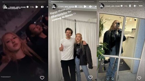 BLACKPINK's Jennie and Rose were also present at the concert. BLACKPINK's Jennie and Rose were also present at the concert.