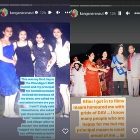 Kangana also shared several anecdotes about her previous interactions with her principal. Kangana also shared several anecdotes about her previous interactions with her principal.