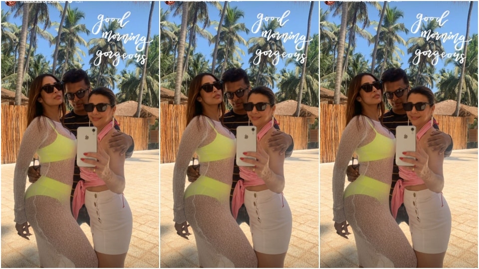 Screenshot of the picture Malaika Arora posted in her Instagram story. (Instagram) Screenshot of the picture Malaika Arora posted in her Instagram story. (Instagram)