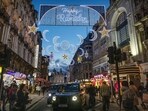 First ever Ramadan lights installation at Piccadilly Circus is pictured on the eve of the first day of Ramadan, in London, Britain, March 21. 