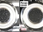 Carbonaceous rock samples retrieved from the asteroid Ryugu, that were subjected to chemical analysis by Hayabusa2 soluble organic matter (SOM) team members, led by Hiroshi Naraoka, Yoshinori Takano and Jason Dworkin.