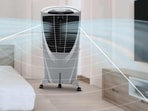 The Symphony winter 80XL i+ covers all the corners of the room and keeps it cool.