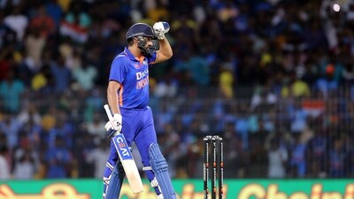 Rohit got India off to a quick start (Ani) Rohit got India off to a quick start (Ani)