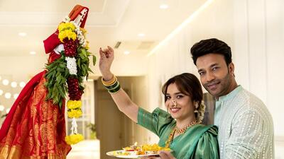 Actor Ankita Lokhande Jain and husband Vicky Jain pose for HT City in a special shoot at their new Mumbai house. (Satish Bate/ Hindustan Times) Actor Ankita Lokhande Jain and husband Vicky Jain pose for HT City in a special shoot at their new Mumbai house. (Satish Bate/ Hindustan Times)
