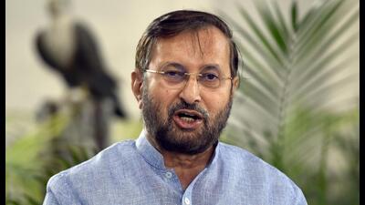 Addressing a press conference in Delhi, BJP leader Prakash Javadekar said “sons-in-law of senior left and Congress leaders” were behind ₹54 crore bio-mining project but no work, machinery or workers were found at the site. (HT Archives) Addressing a press conference in Delhi, BJP leader Prakash Javadekar said “sons-in-law of senior left and Congress leaders” were behind ₹54 crore bio-mining project but no work, machinery or workers were found at the site. (HT Archives)