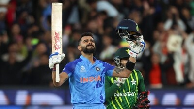 India's Virat Kohli reacts after winning the T20 World Cup match against Pakistan (AP) India's Virat Kohli reacts after winning the T20 World Cup match against Pakistan (AP)