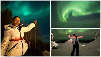 Rakul Preet was earlier vacationing in Finland where she witnessed the northern lights up close and personal. (Instagram/@rakulpreet) Rakul Preet was earlier vacationing in Finland where she witnessed the northern lights up close and personal. (Instagram/@rakulpreet)