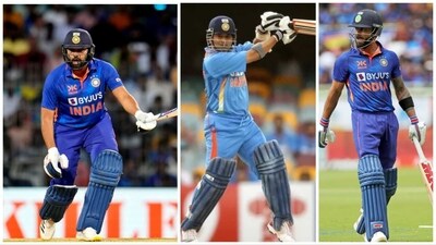 Indian captain Rohit Sharma has joined Master Blaster Sachin Tendulkar and batting icon Virat Kohli on an elite list (Getty Images-AP-ANI) Indian captain Rohit Sharma has joined Master Blaster Sachin Tendulkar and batting icon Virat Kohli on an elite list (Getty Images-AP-ANI)