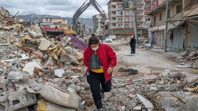 At least 13 people were killed and hundreds injured after a 6.8 magnitude earthquake with the epicentre in Afghanistan shook Pakistan. (AFP) At least 13 people were killed and hundreds injured after a 6.8 magnitude earthquake with the epicentre in Afghanistan shook Pakistan. (AFP)