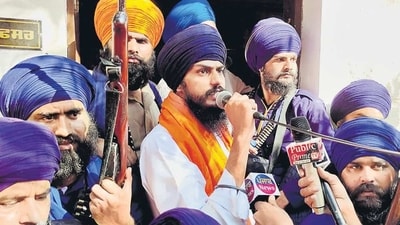 Amritpal Singh might have changed his looks to prevent identification, police said on Tuesday. Amritpal Singh might have changed his looks to prevent identification, police said on Tuesday.