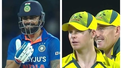 Virat Kohli laughs after Australia fluff a review Virat Kohli laughs after Australia fluff a review