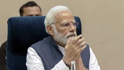 Prime Minister Narendra Modi at the inauguration of the new International Telecommunication Union (ITU) Area office and Innovation Centre, in New Delhi on Wednesday. (ANI) Prime Minister Narendra Modi at the inauguration of the new International Telecommunication Union (ITU) Area office and Innovation Centre, in New Delhi on Wednesday. (ANI)