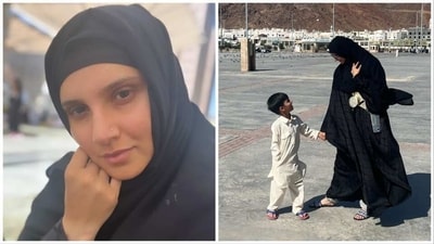Sania Mirza has shared photos with her family from Medina. Sania Mirza has shared photos with her family from Medina.