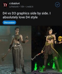 Diablo 4 vs Diablo 3 graphics side by side Diablo 4 vs Diablo 3 graphics side by side