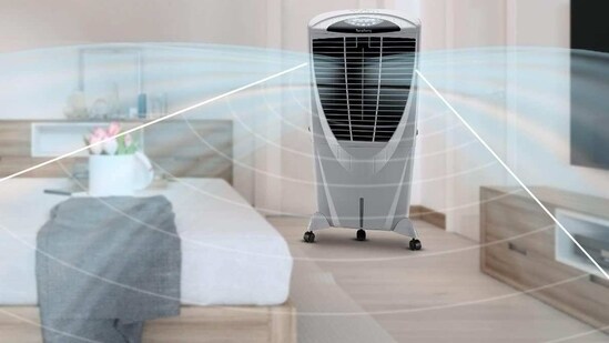 The Symphony winter 80XL i+ covers all the corners of the room and keeps it cool.
