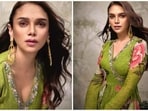Aditi Rao Hydari has lately been treating her fans with back-to-back photos of herself in ethereal Indian wear. The actor, who is currently occupied with the promotions of her upcoming film Taj: Divided By Blood, recently stepped out in a gorgeous floral anarkali set.&nbsp;