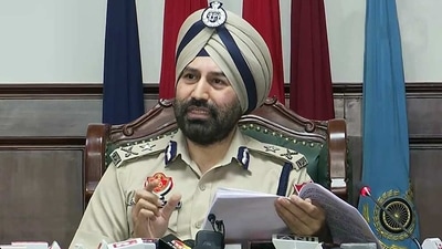 Punjab IGP Sukhchain Singh Gill addresses the press. (ANI ) Punjab IGP Sukhchain Singh Gill addresses the press. (ANI )