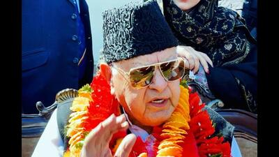 Addressing a public rally to mark the 40th foundation day of Panthers Party at Udhampur, former chief minister and National Conference president Dr Farooq Abdullah on Thursday said, “BJP doesn’t have any love for Lord Rama and the party loved power”. (ANI File Photo) Addressing a public rally to mark the 40th foundation day of Panthers Party at Udhampur, former chief minister and National Conference president Dr Farooq Abdullah on Thursday said, “BJP doesn’t have any love for Lord Rama and the party loved power”. (ANI File Photo)