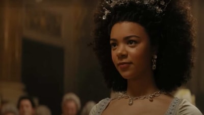 Newcomer India Amarteifio steps into the lead role of Queen Charlotte. Newcomer India Amarteifio steps into the lead role of Queen Charlotte.
