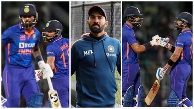 Dinesh Karthik feels that Virat Kohli's wicket proved to be the turning point in the 3rd ODI between India and Australia (AP-ANI)
