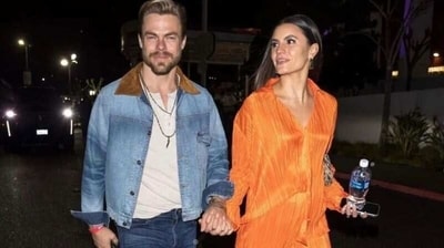 Derek Hough with Hayley Erbert. Derek Hough with Hayley Erbert.