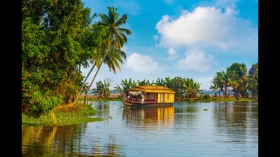 Further down, in Kerala, God’s Own Country, held its own charm with serene beaches and tranquil stretches of emerald backwaters, lush hill stations and exotic wildlife. (Getty Image for representational purpose)