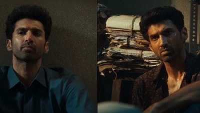 Aditya Roy Kapur is playing a double role for the first time in his career. Aditya Roy Kapur is playing a double role for the first time in his career.