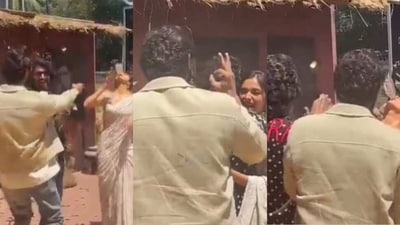 Rana Daggubati and Nani were amused by Keerthy Suresh. Rana Daggubati and Nani were amused by Keerthy Suresh.