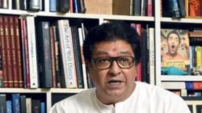 Maharashtra, Apr 04 (ANI): MNS Chief Raj Thackeray addresses a press conference at his Residence in Mumbai on Saturday. (ANI Photo) (ANI) Maharashtra, Apr 04 (ANI): MNS Chief Raj Thackeray addresses a press conference at his Residence in Mumbai on Saturday. (ANI Photo) (ANI)